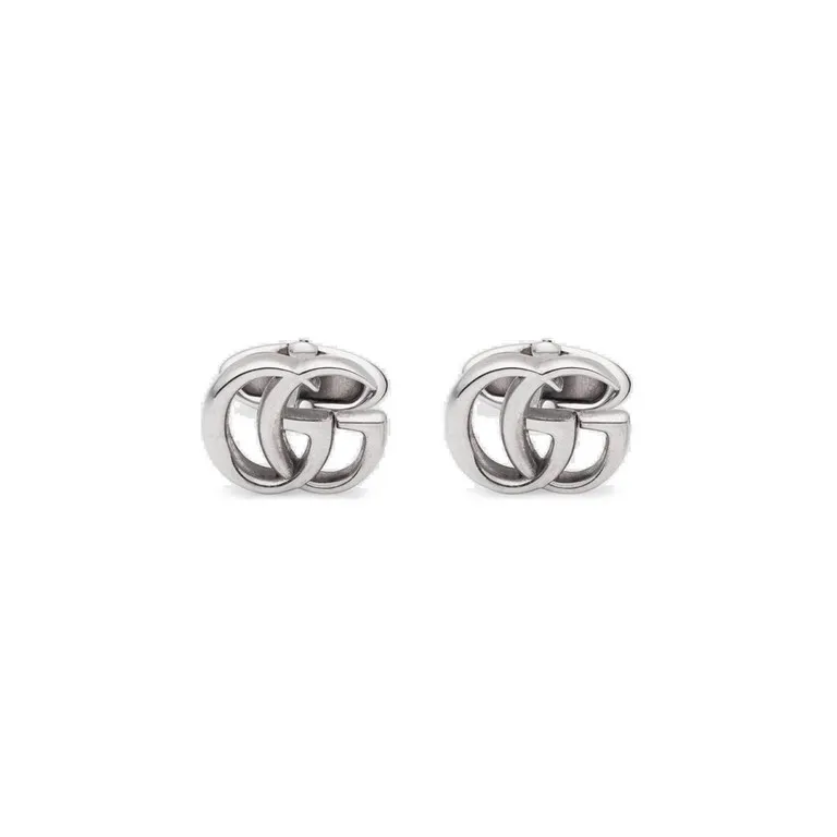 Gucci gemelli in argento con Doppia G YBE57729900100U 577299 J8400 0811 U