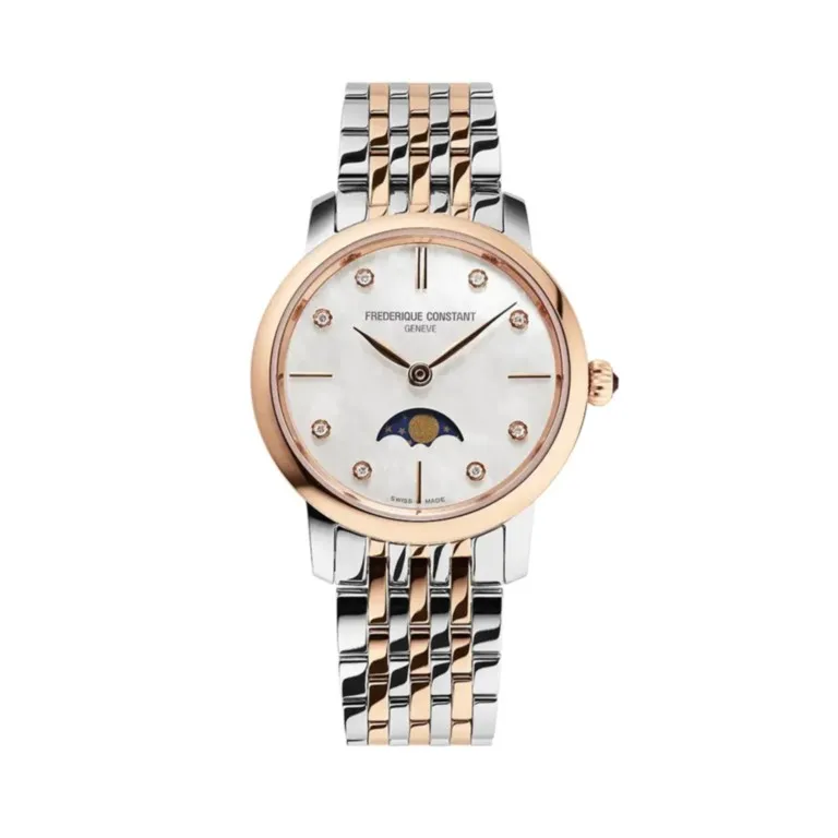 Frederique Constant Classics Slimline Ladies Moonphase FC-206MPWD1S2B