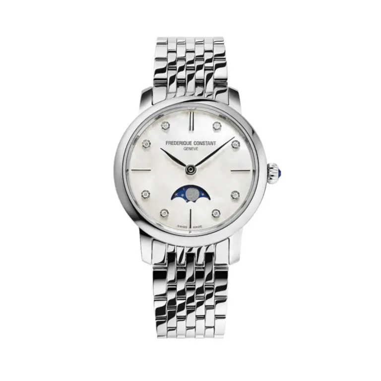 Frederique Constant Classics Slimline Ladies Moonphase FC-206MPWD1S6B