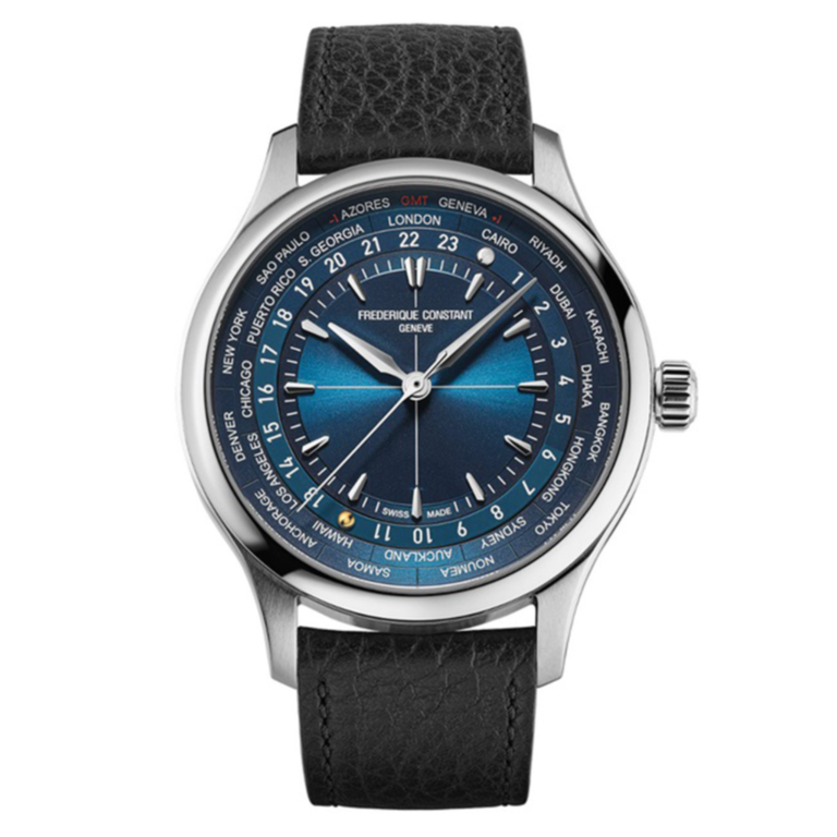 Frederique Constant + Watch Angels WorldTimer Manufacture FCWA.718.SS.2.1.1