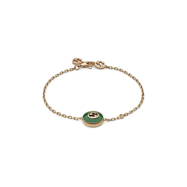 Gucci bracciale a catena Interlocking YBA786556002