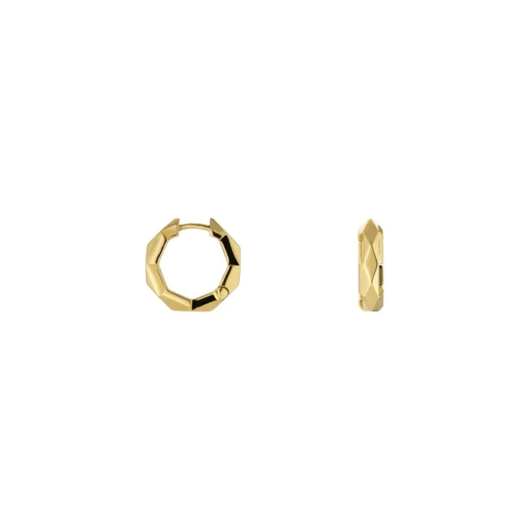 GUCCI YBD78672700200U LINK TO LOVE HOOP EARRINGS