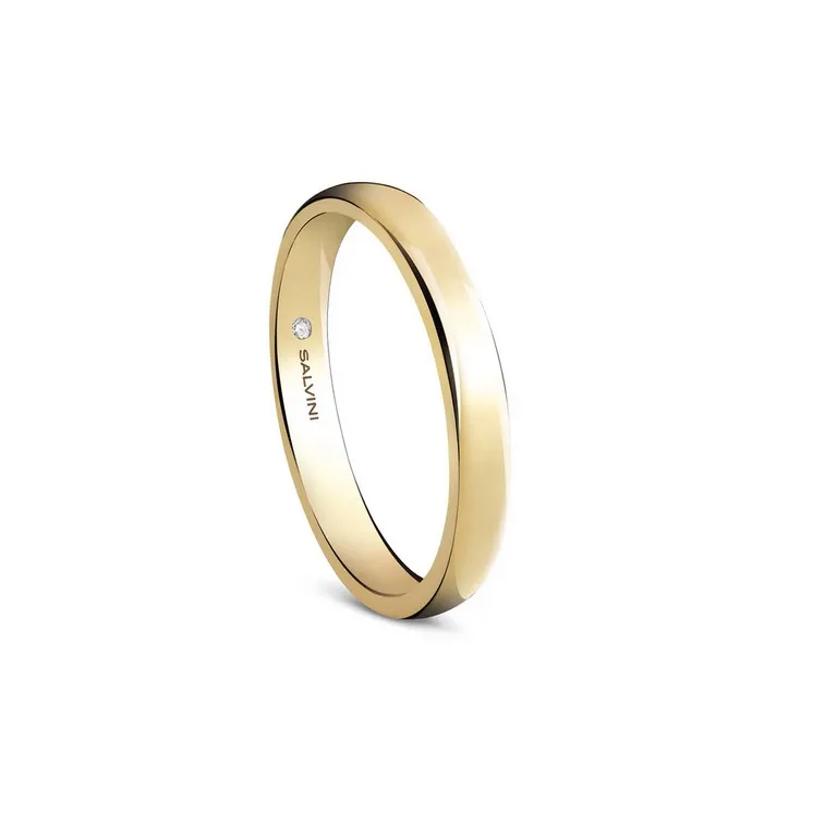 Salvini fede nuziale Forever 2,7mm oro giallo