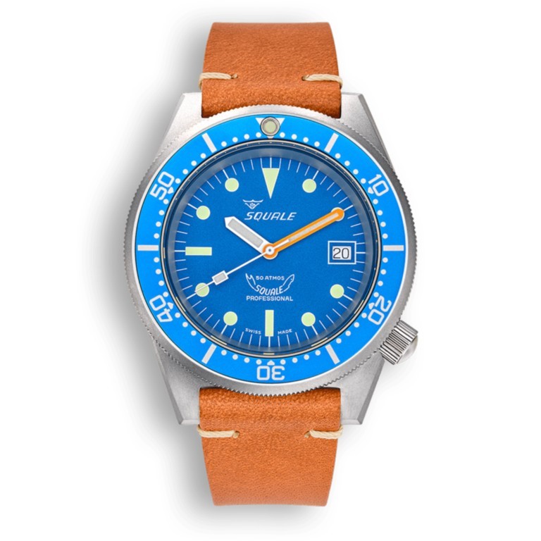 Squale 1521 Blue Blasted Leather 1521BLUEBL.PC