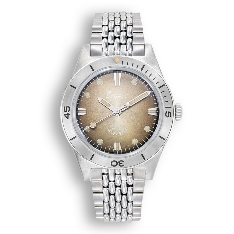 Squale Super-Squale Sunray Brown Bracelet SUPERSSBW.AC