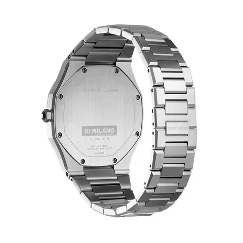 D1 Milano Ultra Thin Bracelet Silver 40mm UTBJ14