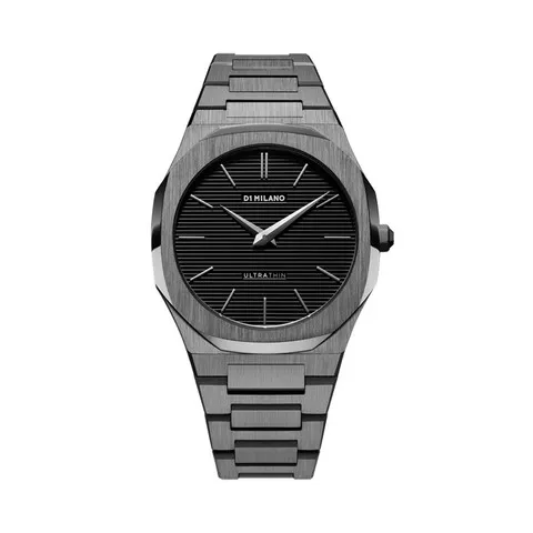 D1 Milano Ultra Thin Bracelet Gun Metal 40mm UTBJ15