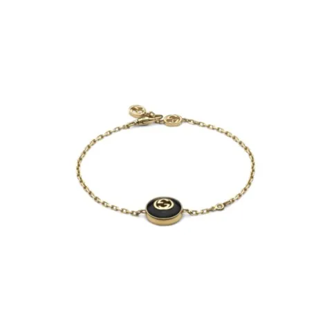 Gucci bracciale a catena Interlocking YBA786556001