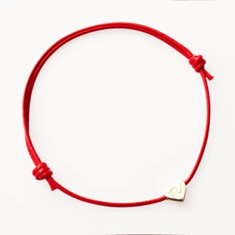 Marco Gerbella Orafi bracciale cordino rosso cuore incisione TU PAS-BK-1L_02