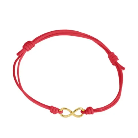 Marco Gerbella Orafi Bracciale cordino rosso con infinito IN-BK-11-XG