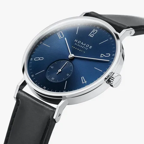 NOMOS Glashütte Tangente 39 Neomatik Blue Gold rif. 145_04