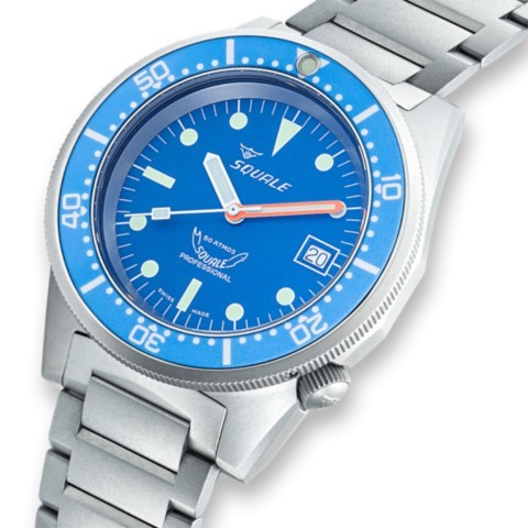 Squale 1521 Blue Blasted Bracelet 1521BLUEBL.SQ20S_04