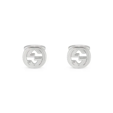 Gucci Gemelli in argento con dettaglio GG 499010 J8400 8106 YBE49901000100U